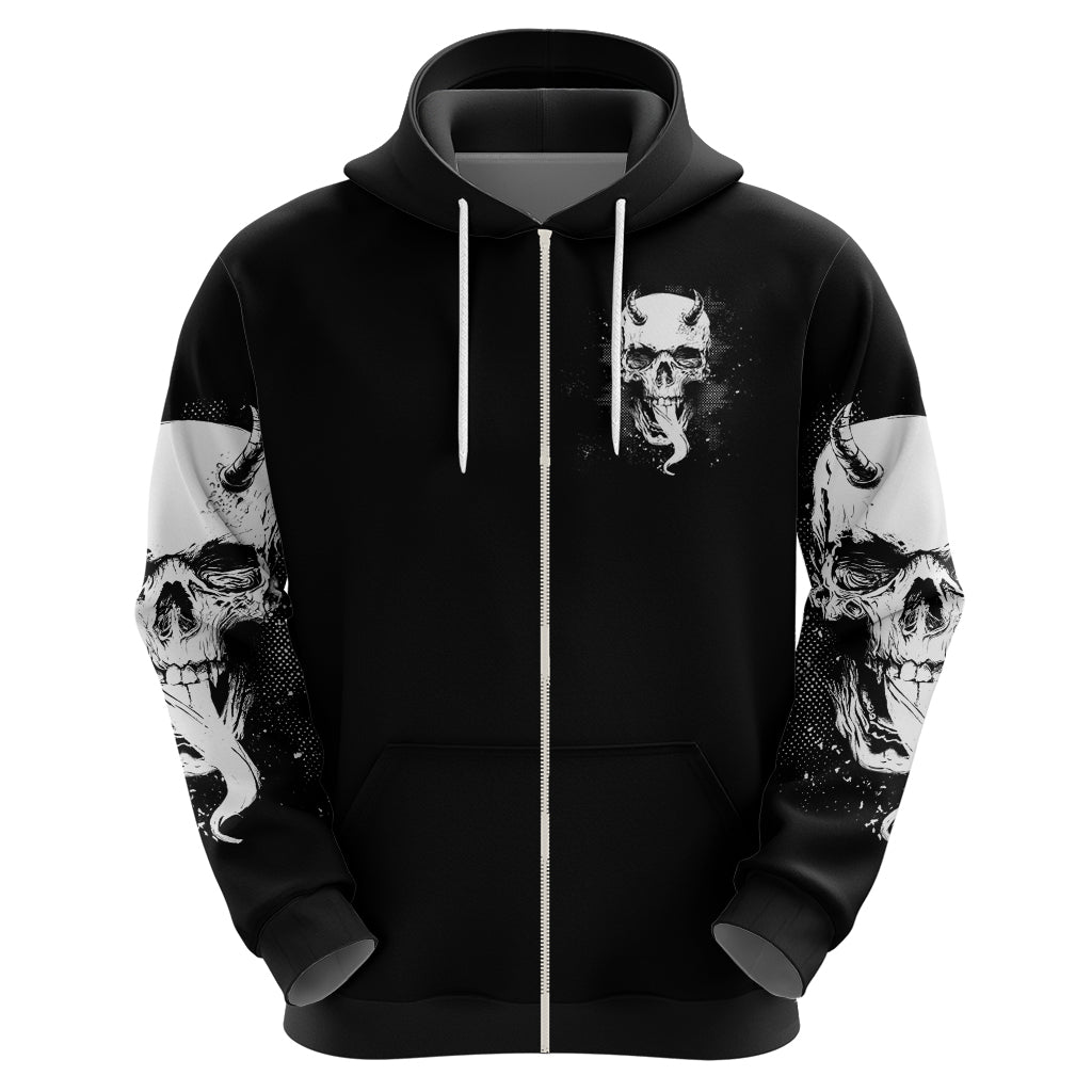Devil Skull Hoodie It's Not How Crazy Iam But Enjoy It Make Me Dangerous DT01