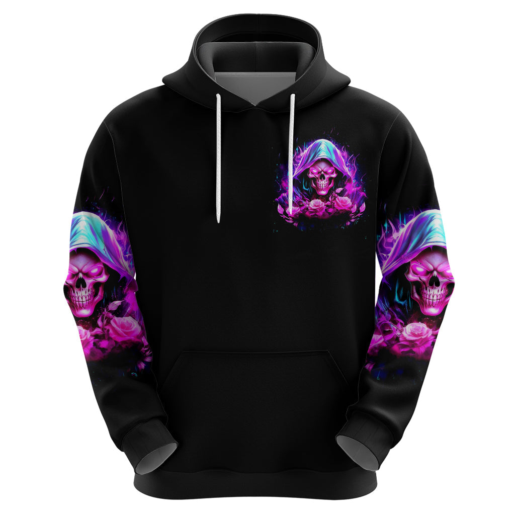 Fire Skull Hoodie Judge Me When You're Perfect Otherwise Shut Up DT01
