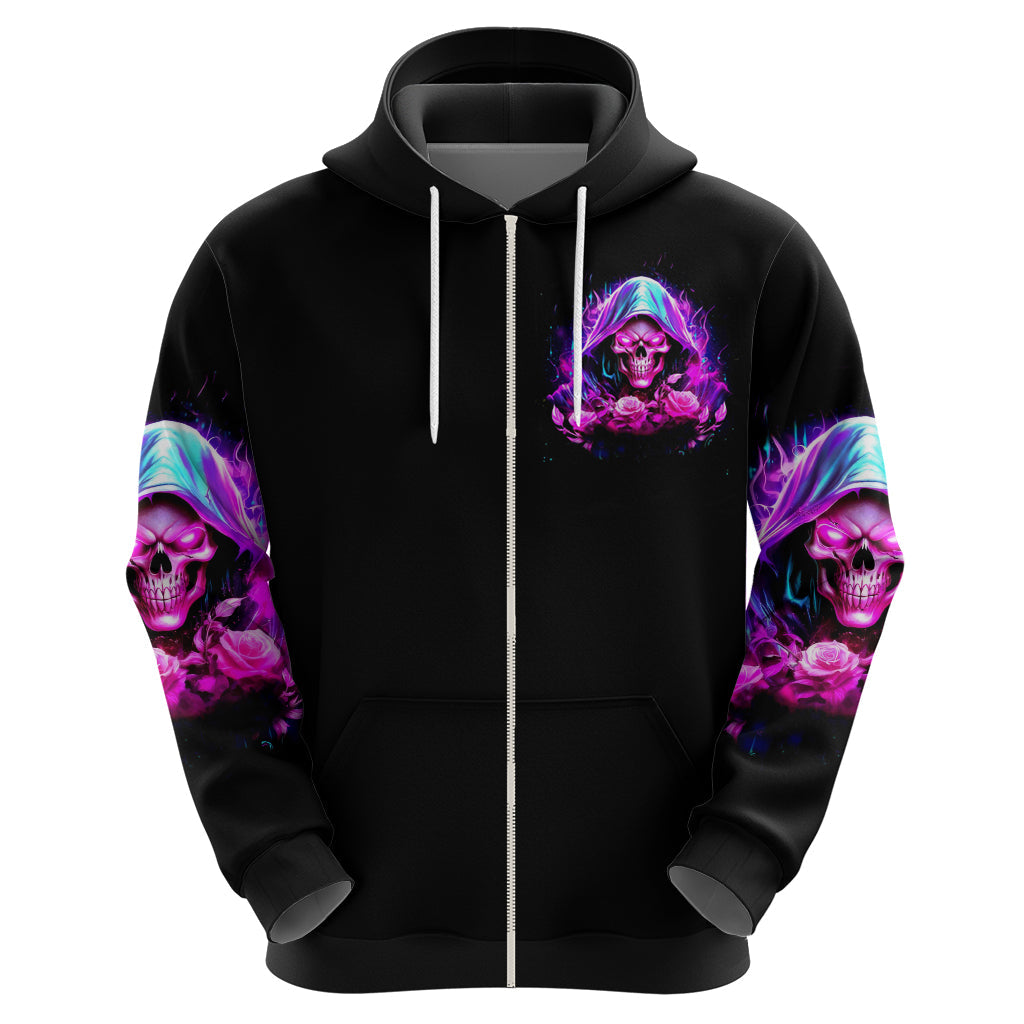 Fire Skull Hoodie Judge Me When You're Perfect Otherwise Shut Up DT01