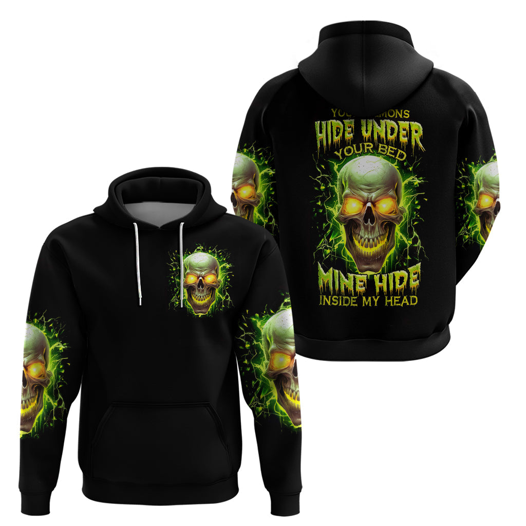 Thunder Skull Hoodie My Demon Hide Inside My Head DT01