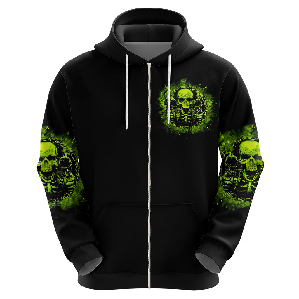 Gun Skull Hoodie When You Come For My Gun Expect An Appropriate Response DT01