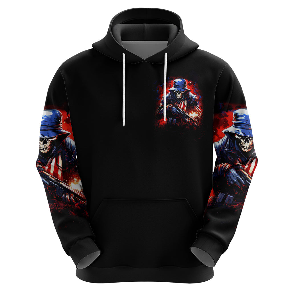Soldier Skull Hoodie Your First Mistake Was Thinking I Was One Of The Sheep DT01
