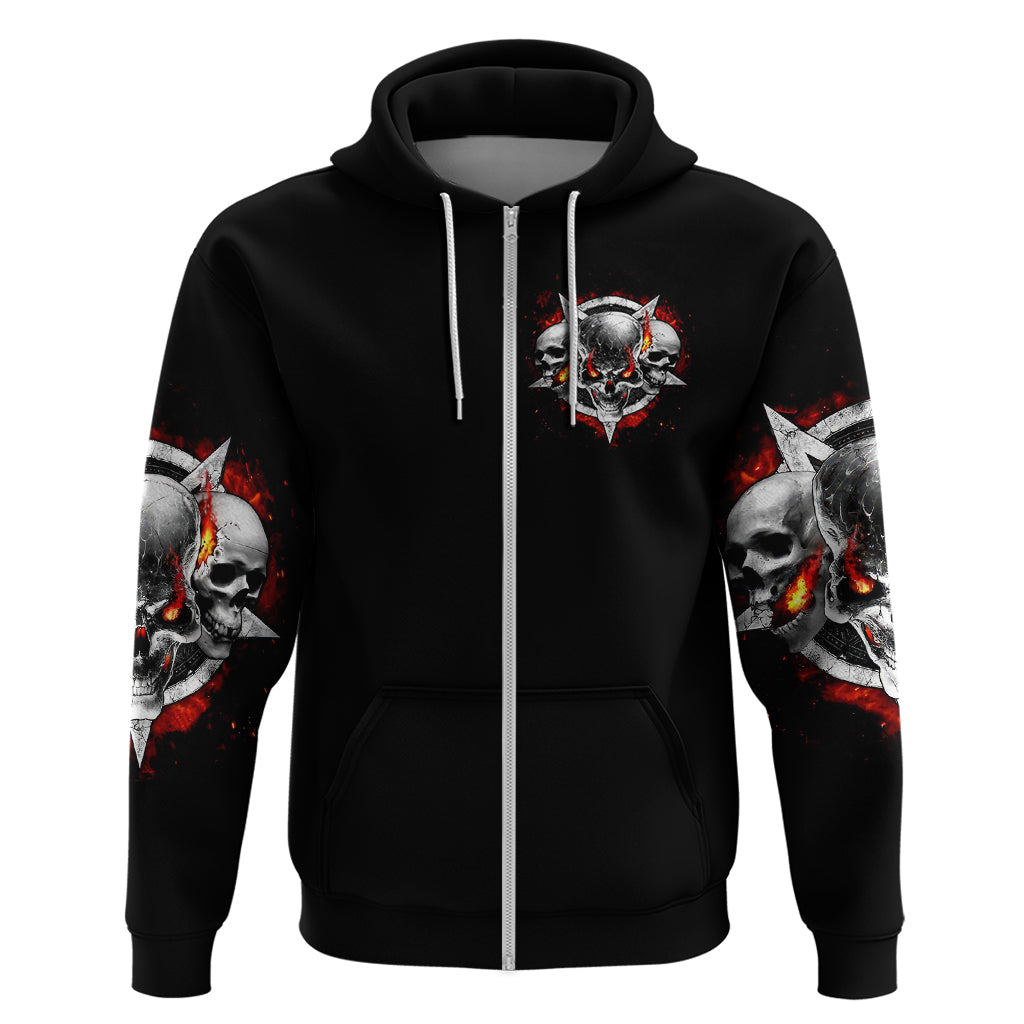 Satan Skull Hoodie Become The Monster And Show Your True Smile DT01