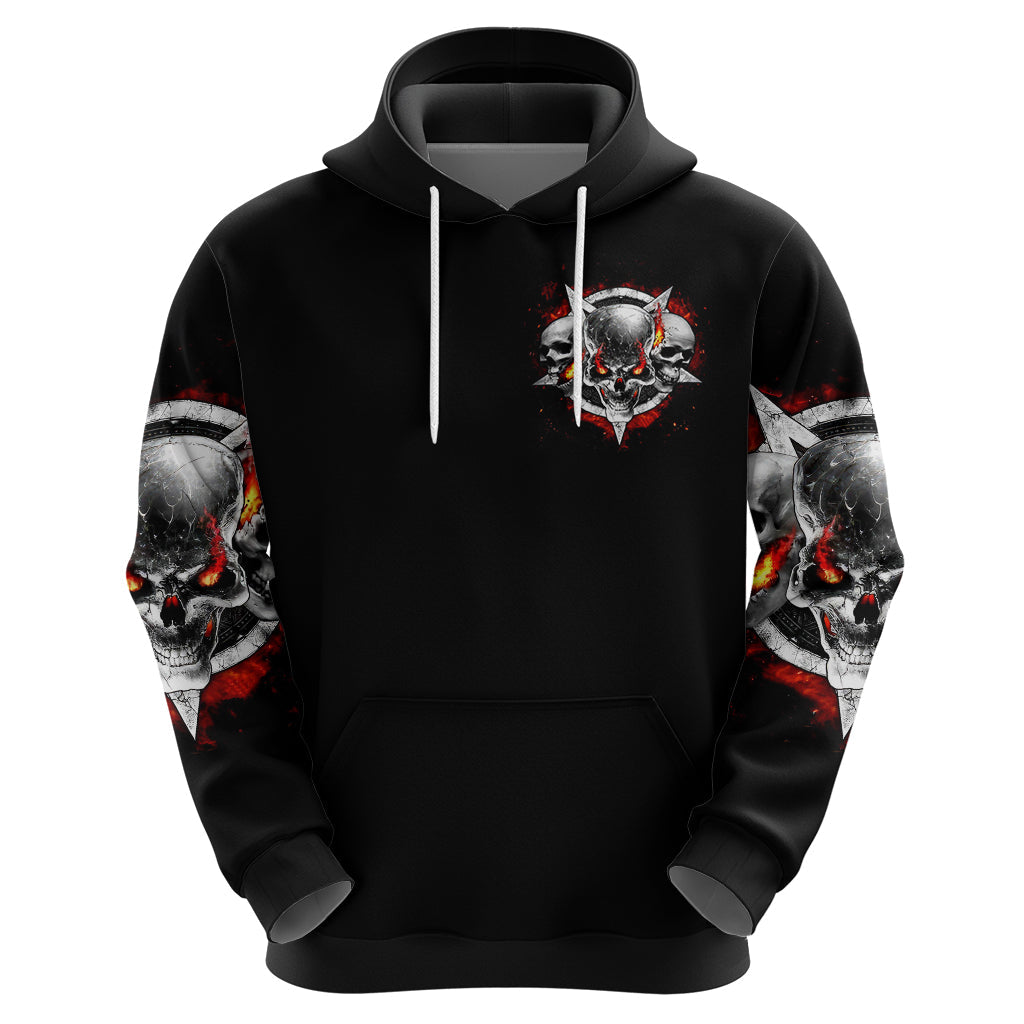 Satan Skull Hoodie Become The Monster And Show Your True Smile DT01