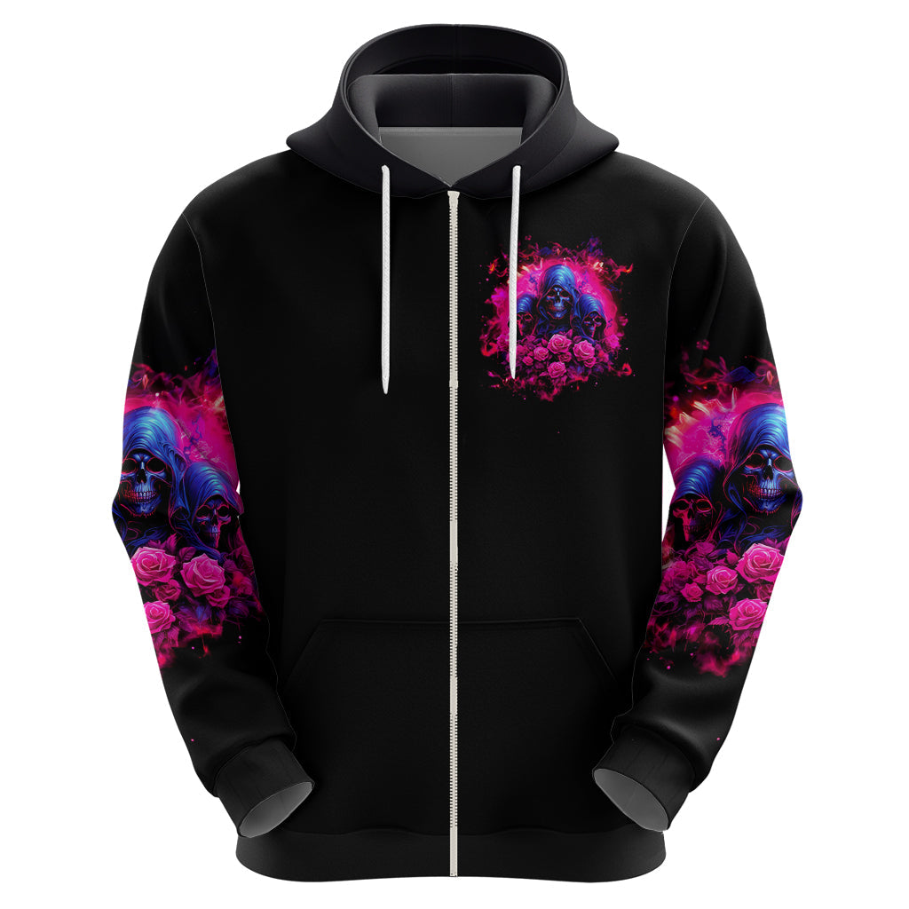 Rose Skull Hoodie I Have 3 Sides And You Never Want To See DT01