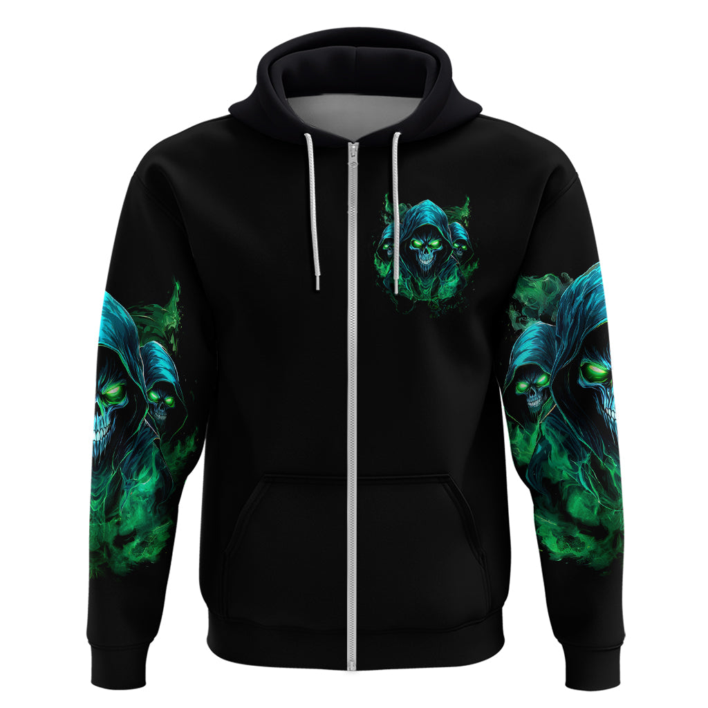 Flame Skull Hoodie I Don't Stop When I Tired I Stop When I Fucking Done DT01