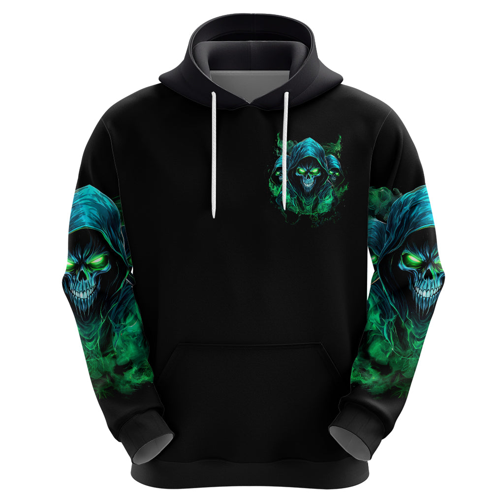Flame Skull Hoodie I Don't Stop When I Tired I Stop When I Fucking Done DT01