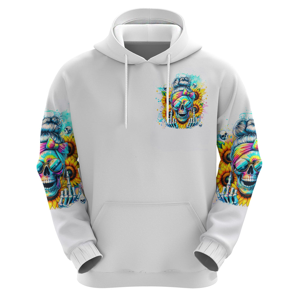Skull Girl Hoodie Assuming I Was Like Most Girls Was Your First Mistake DT01
