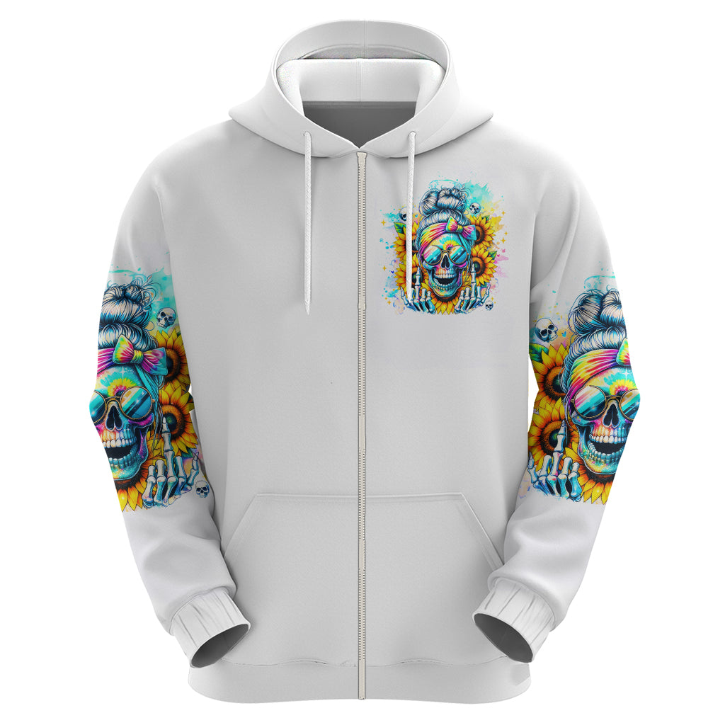 Skull Girl Hoodie Assuming I Was Like Most Girls Was Your First Mistake DT01