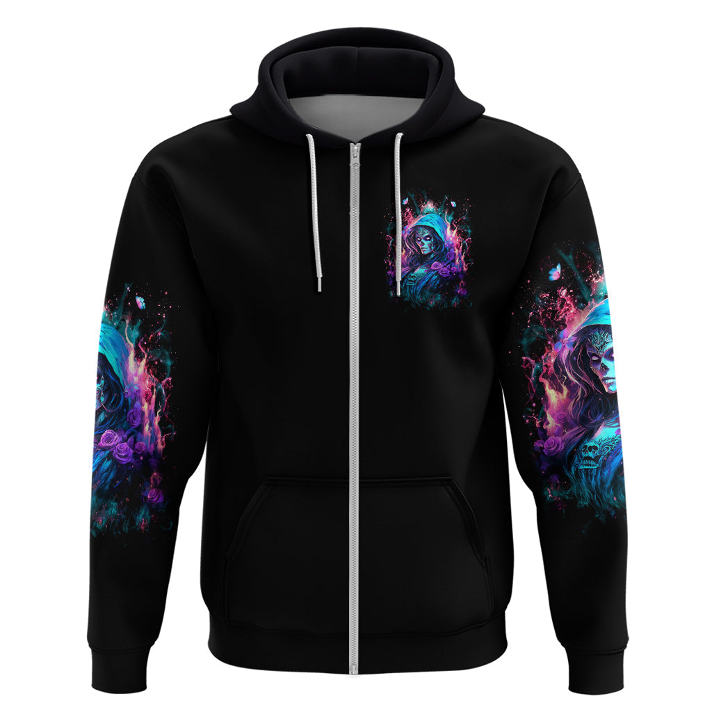 Lady Skull Hoodie The Good Girl In Me Got Tired Of The Bullshit DT01