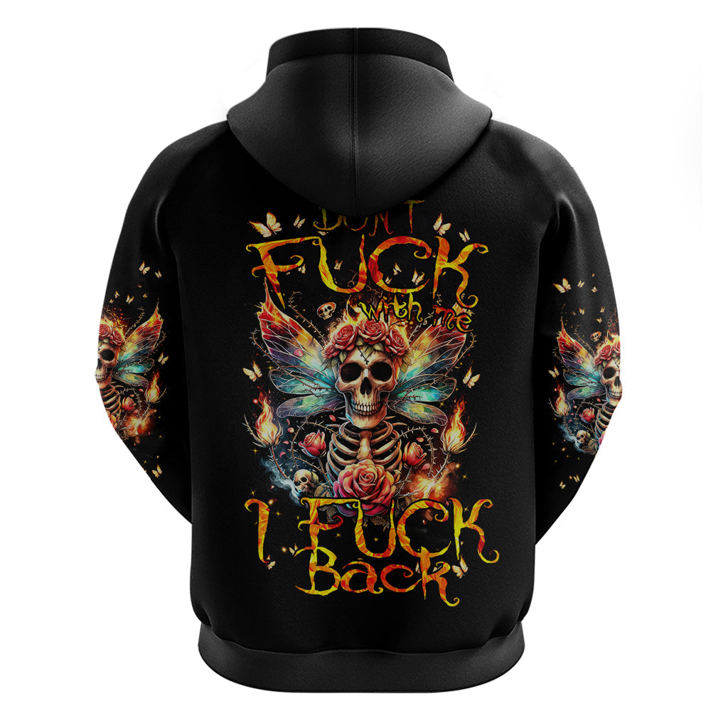 Fairy Skull Hoodie Don't Fuck With Me I Fuck Back DT01