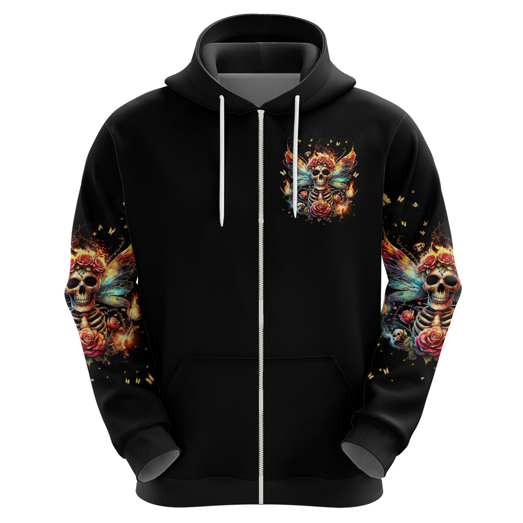 Fairy Skull Hoodie Don't Fuck With Me I Fuck Back DT01