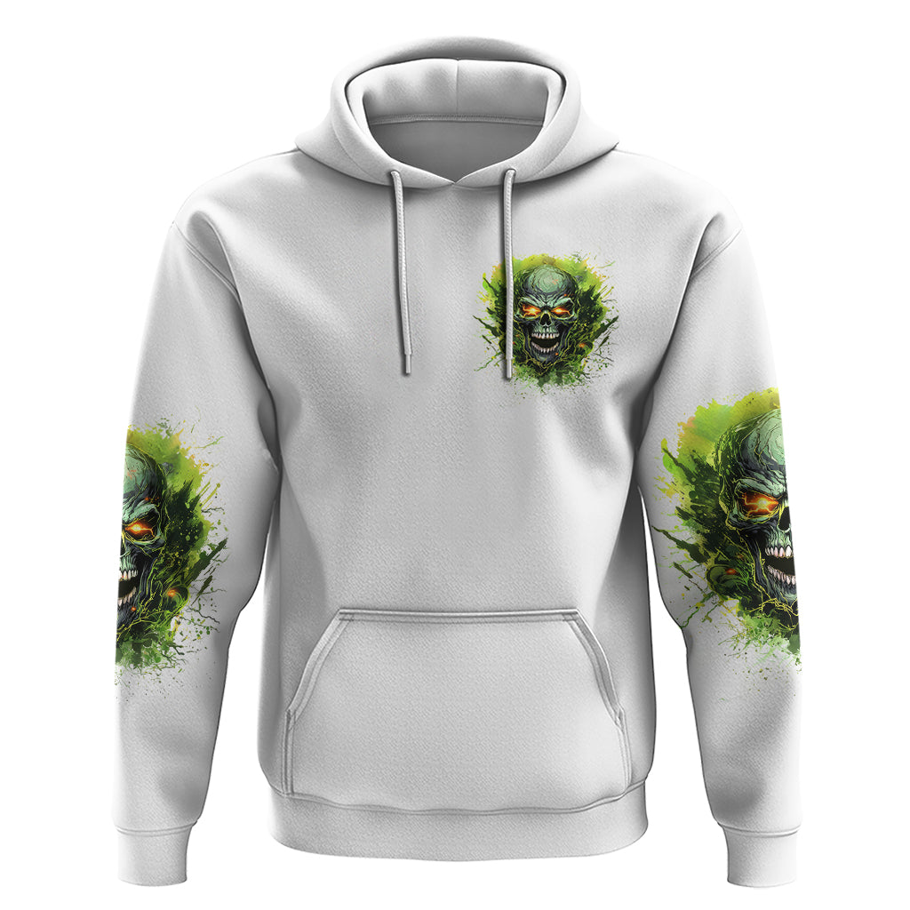 Flame Skull Hoodie One Day Im Gonna Just Say Fuck It All DT01