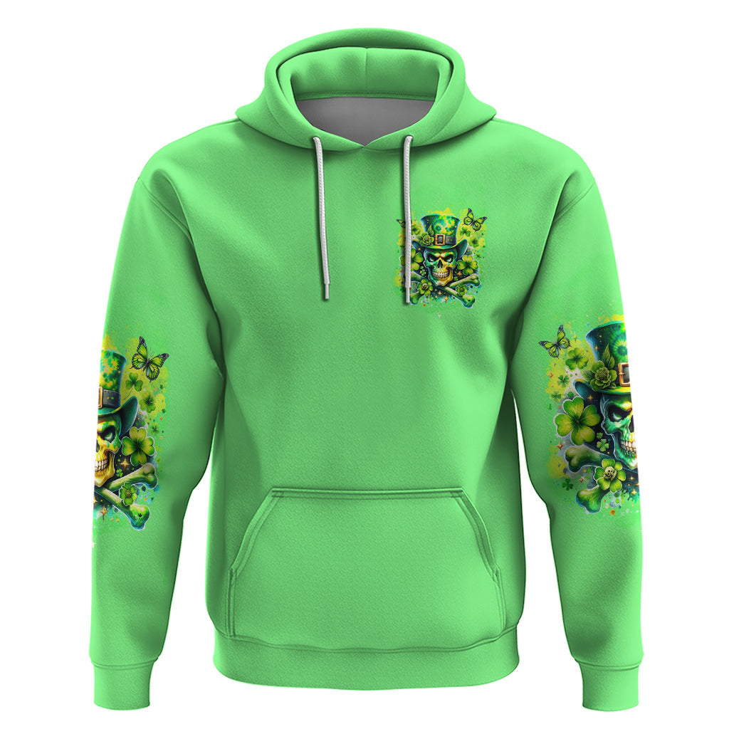 Irish Skull Hoodie I'm Not Anti Social I'm Just Not User Friendly DT01