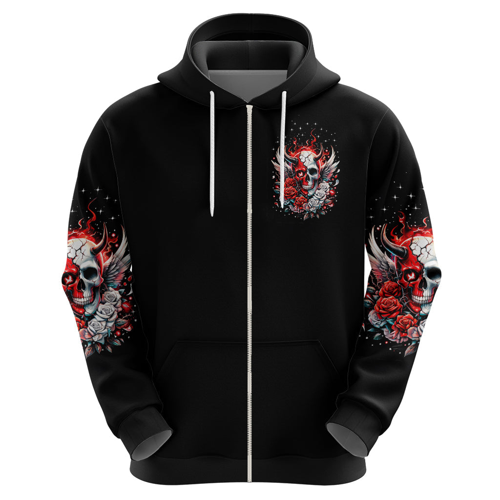 Devil Skull Hoodie In Every Angel A Demon Hides And In Every Demon An Angel Strides DT01