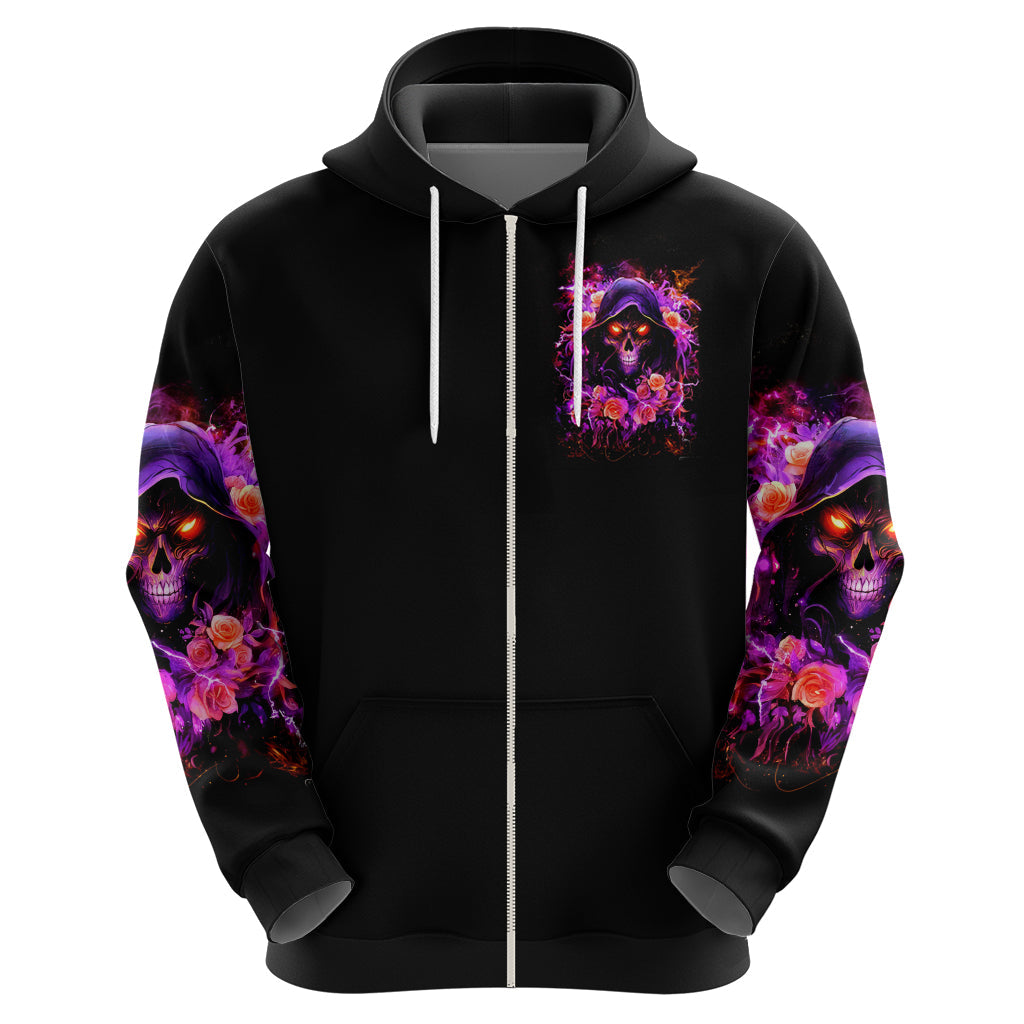 Rose Skull Hoodie Beasuty In Beast Mode DT01