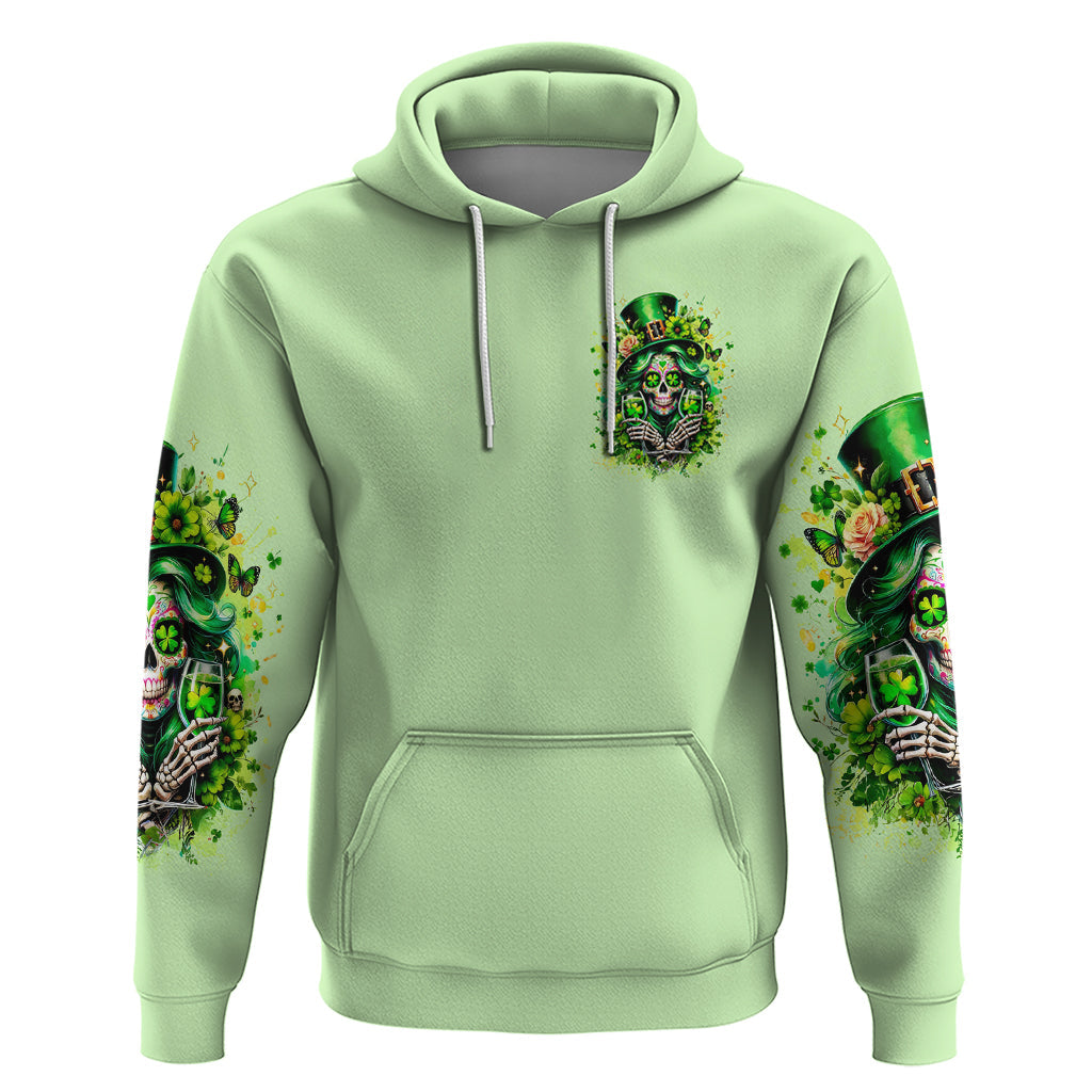 Irish Skull Hoodie Drink Up Bitches DT01