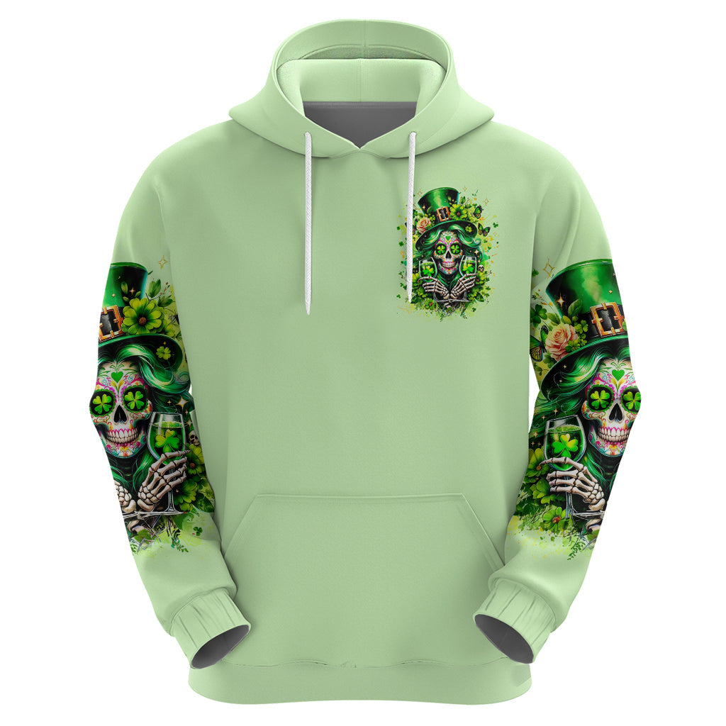 Irish Skull Hoodie Drink Up Bitches DT01