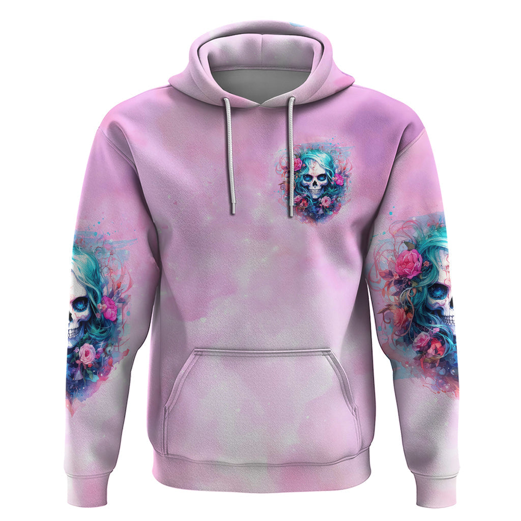 Rose Skull Hoodie Bullshit So The Bitch In Me Come Out To Play DT01