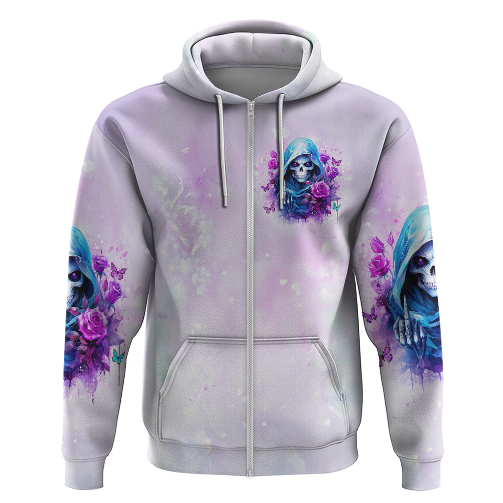 Rose Skull Hoodie I'm Not Always A Bitch Just Kidding Go Fuck Yourself DT01
