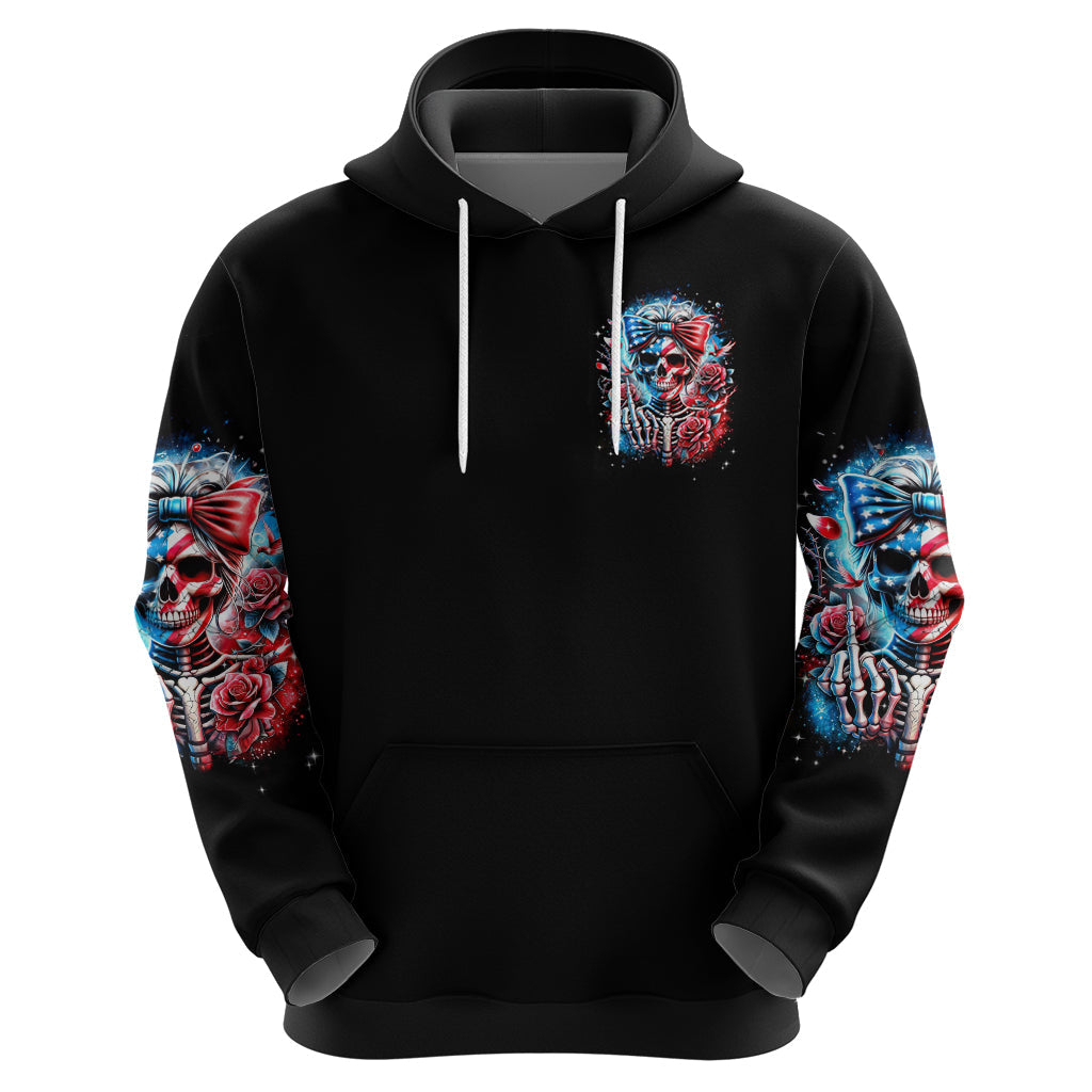 Lady Skull Hoodie Yes I'm A Bitch But Not Your DT01