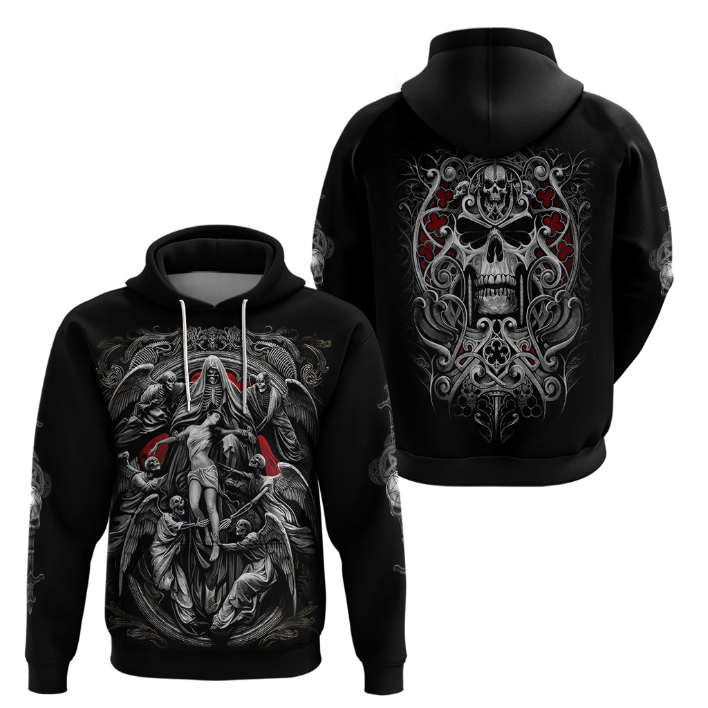 Skull Hoodie Ethereal Reapers Skull-Faced Death Angels DT01