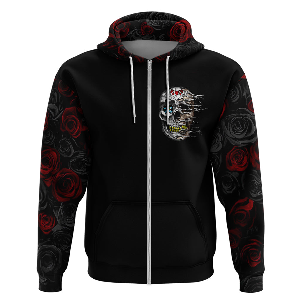 Dia De Muertos Hoodie Day Of The Death Rose Skull DT01