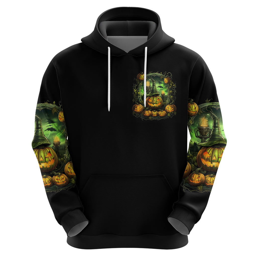 Pumpkin Skull Hoodie Drink Up Witches DT01