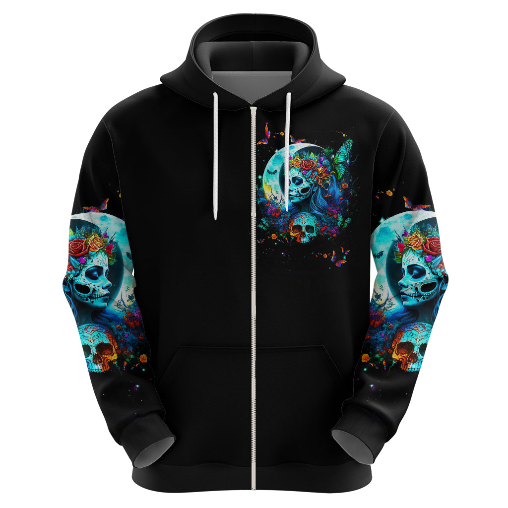 Fairy Skull Hoodie Just The Woman Who Loves Skull And Tattoo DT01