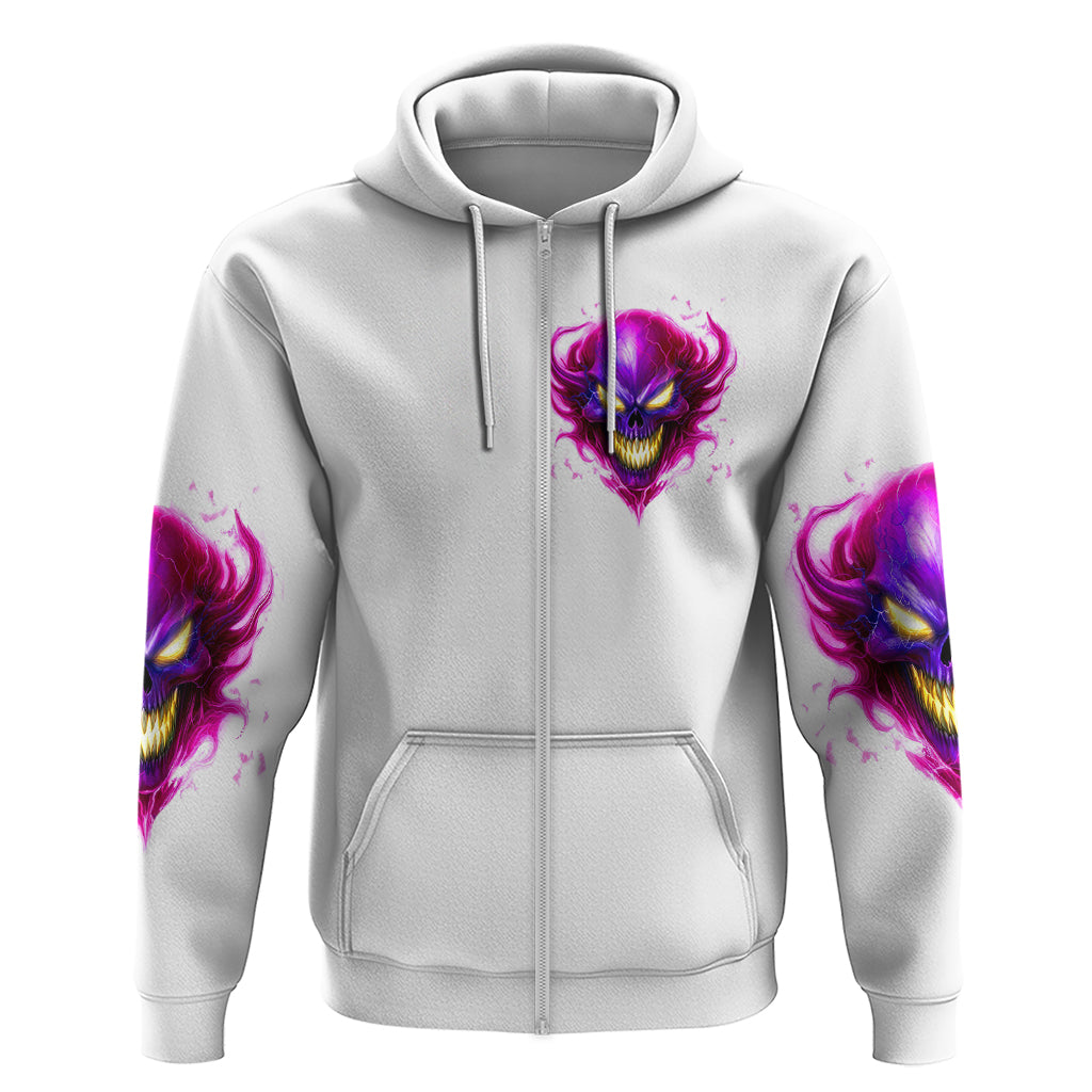 Flame Skull Hoodie Walk Away I Have Anger Issues And Dislike For Stupod People DT01