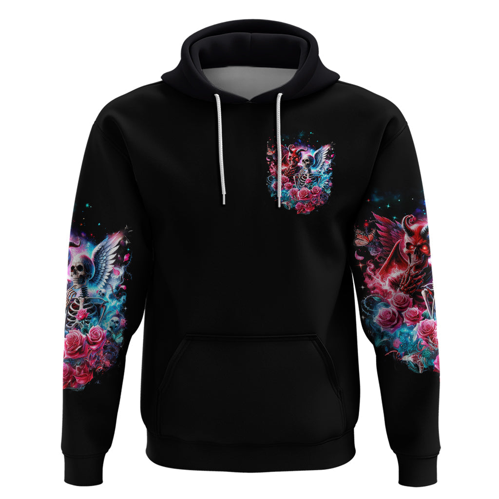 Flame Skull Hoodie I'm Not Anti Social I'm Just Not User Friendly DT01