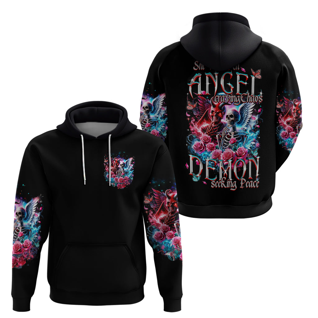 Flame Skull Hoodie I'm Not Anti Social I'm Just Not User Friendly DT01