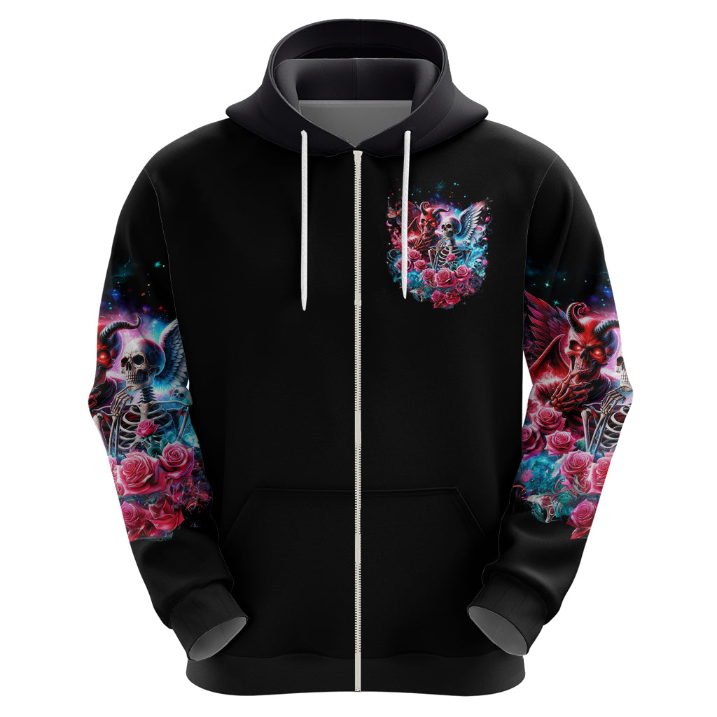 Flame Skull Hoodie I'm Not Anti Social I'm Just Not User Friendly DT01