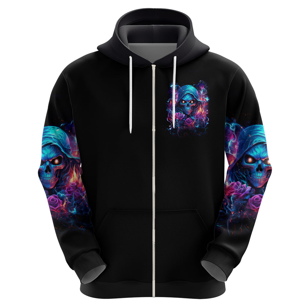 Flame Skull Hoodie While You Are Talking Behind My Back Freel Free To Bend Down And Kiss My Ass DT01