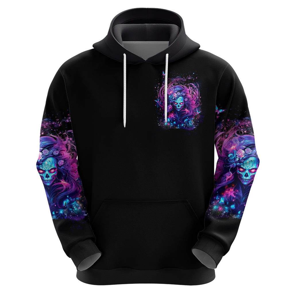 Lady Skull Hoodie I'm Not Anti Social I'm Just Not User Friendly DT01