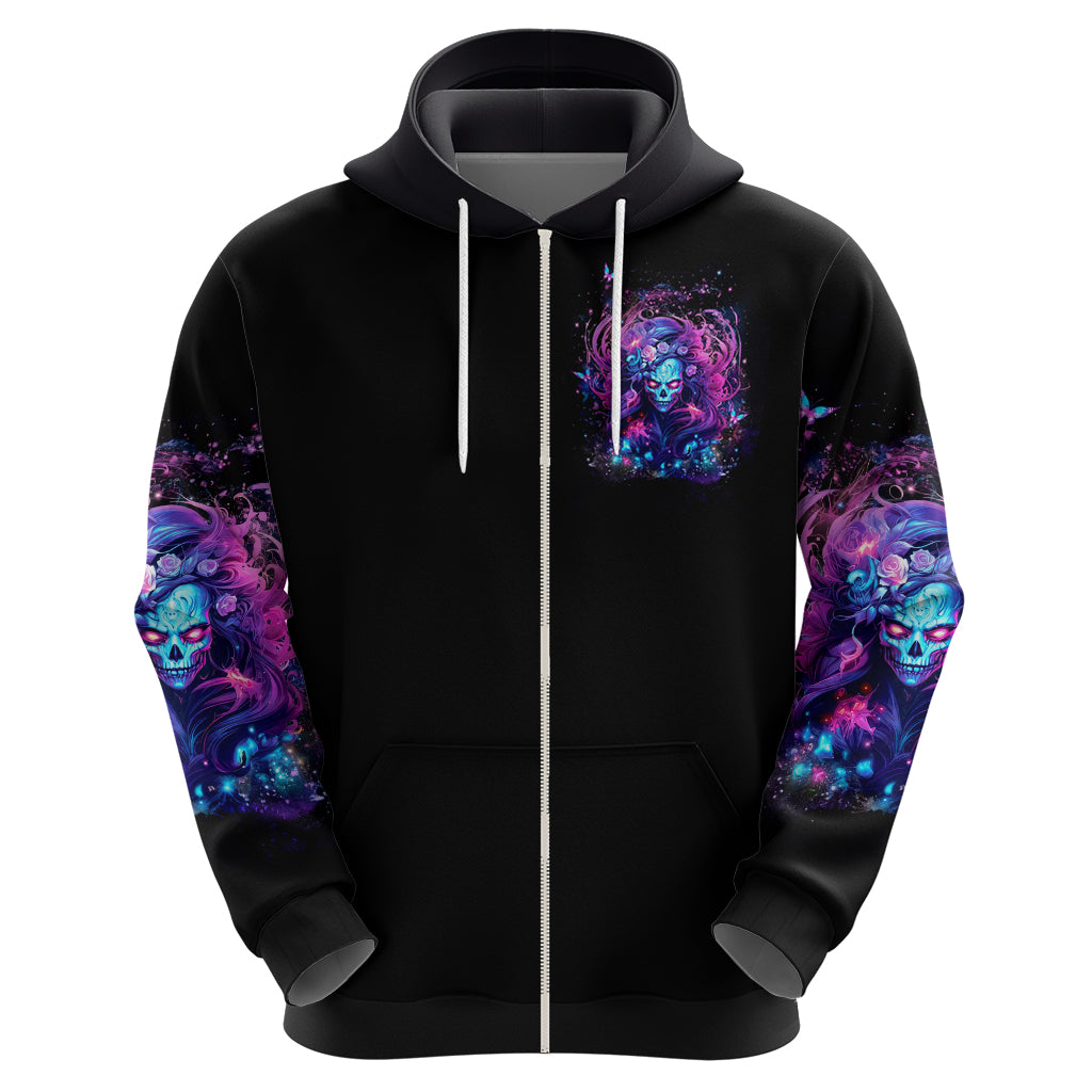 Lady Skull Hoodie I'm Not Anti Social I'm Just Not User Friendly DT01