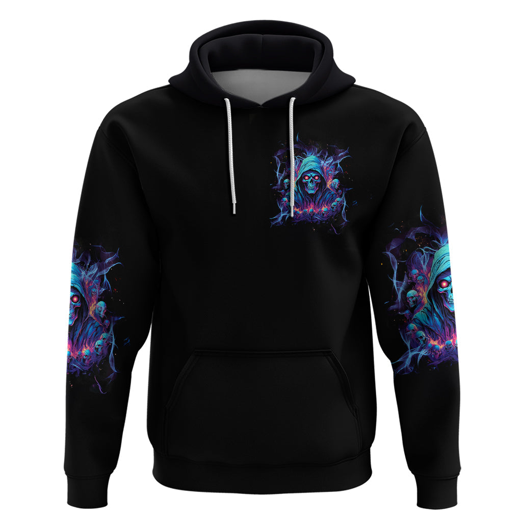 Reaper Skull Hoodie When I Was Born The Devil Said Oh Shit Competition DT01