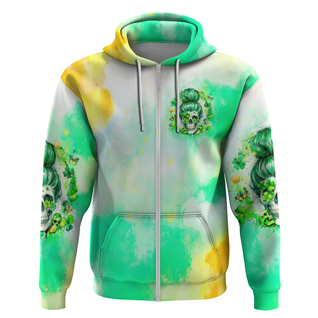 Irish Skull Hoodie Oho Lucky Mama DT01