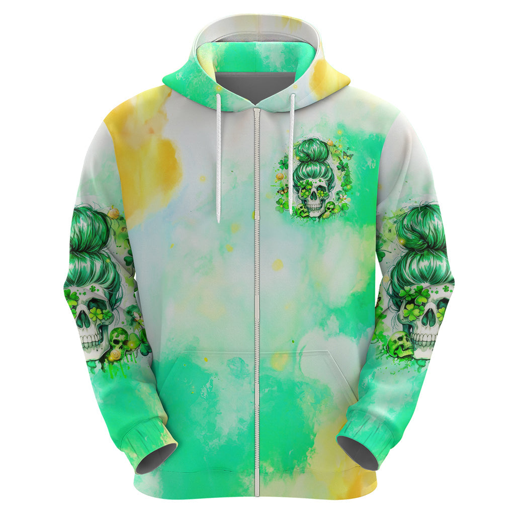 Irish Skull Hoodie Oho Lucky Mama DT01