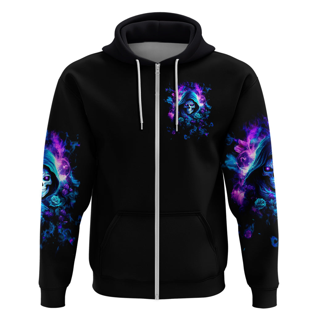 Rose Skull Hoodie If My Mouth Doesn't Say It DT01
