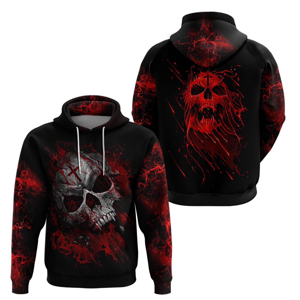 Skull Hoodie Bloody Skull Scream DT01