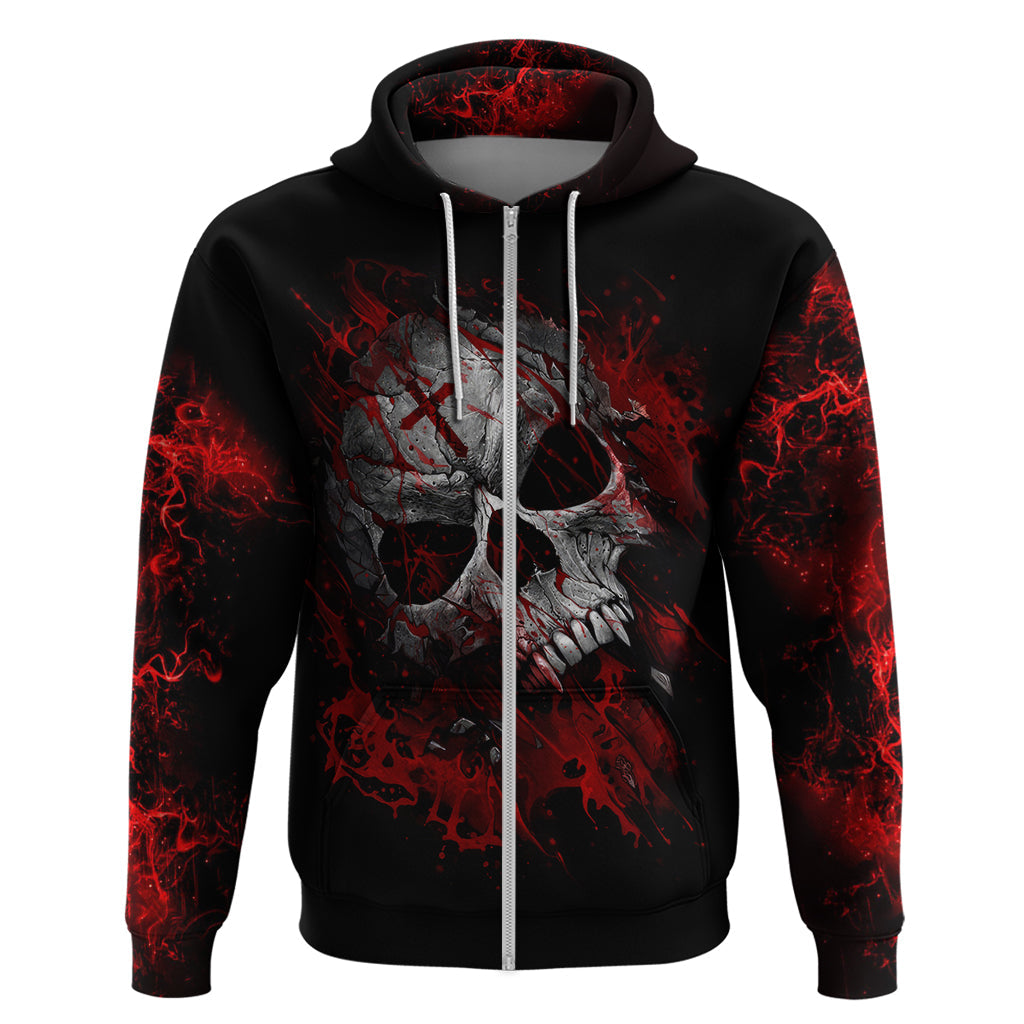 Skull Hoodie Bloody Skull Scream DT01