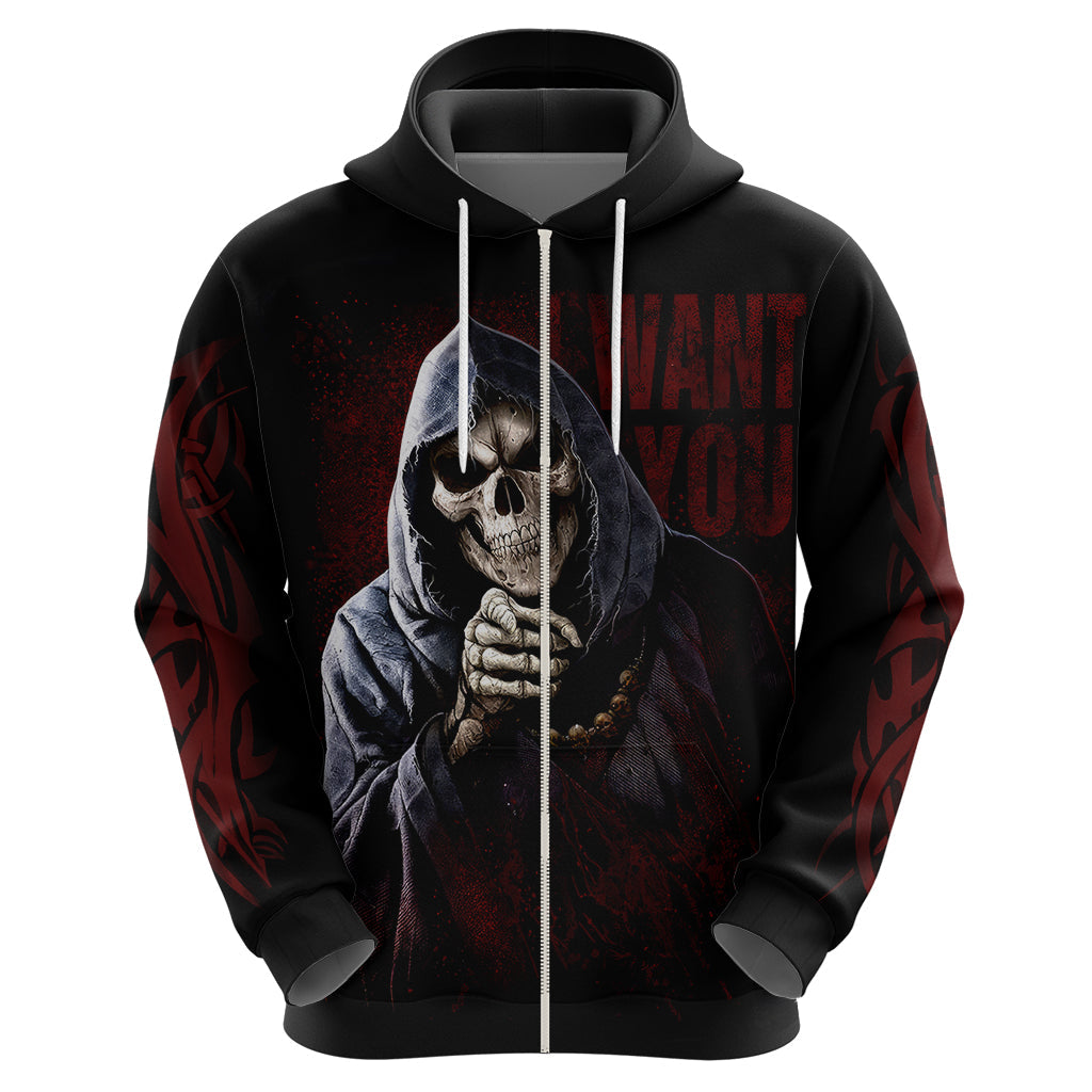 Reaper Hoodie Uncle Death Angel Peace Skull DT01
