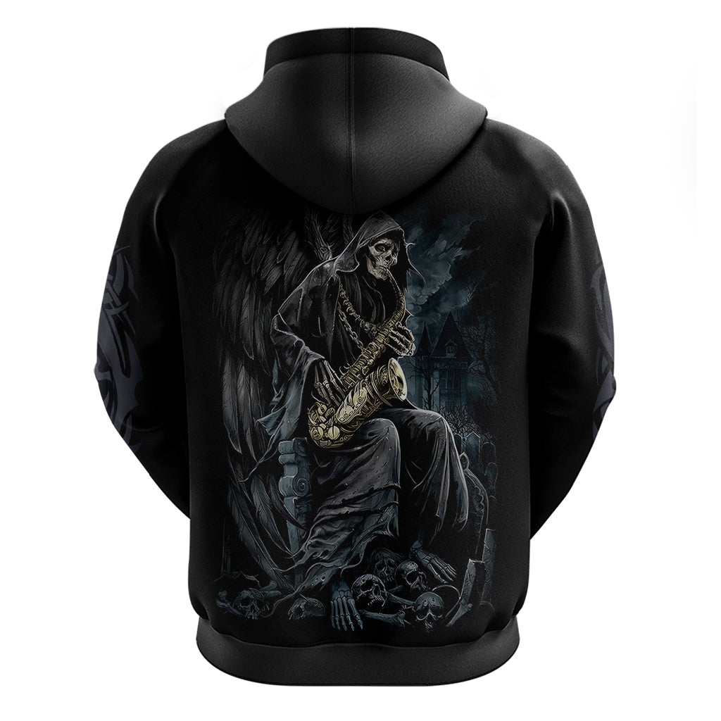Skull Hoodie Musician Of Death DT01