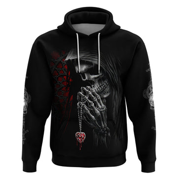 Skull Hoodie Death Angel In Love DT01