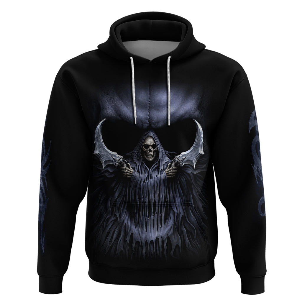 Skull Hoodie Purple Death Reaper DT01