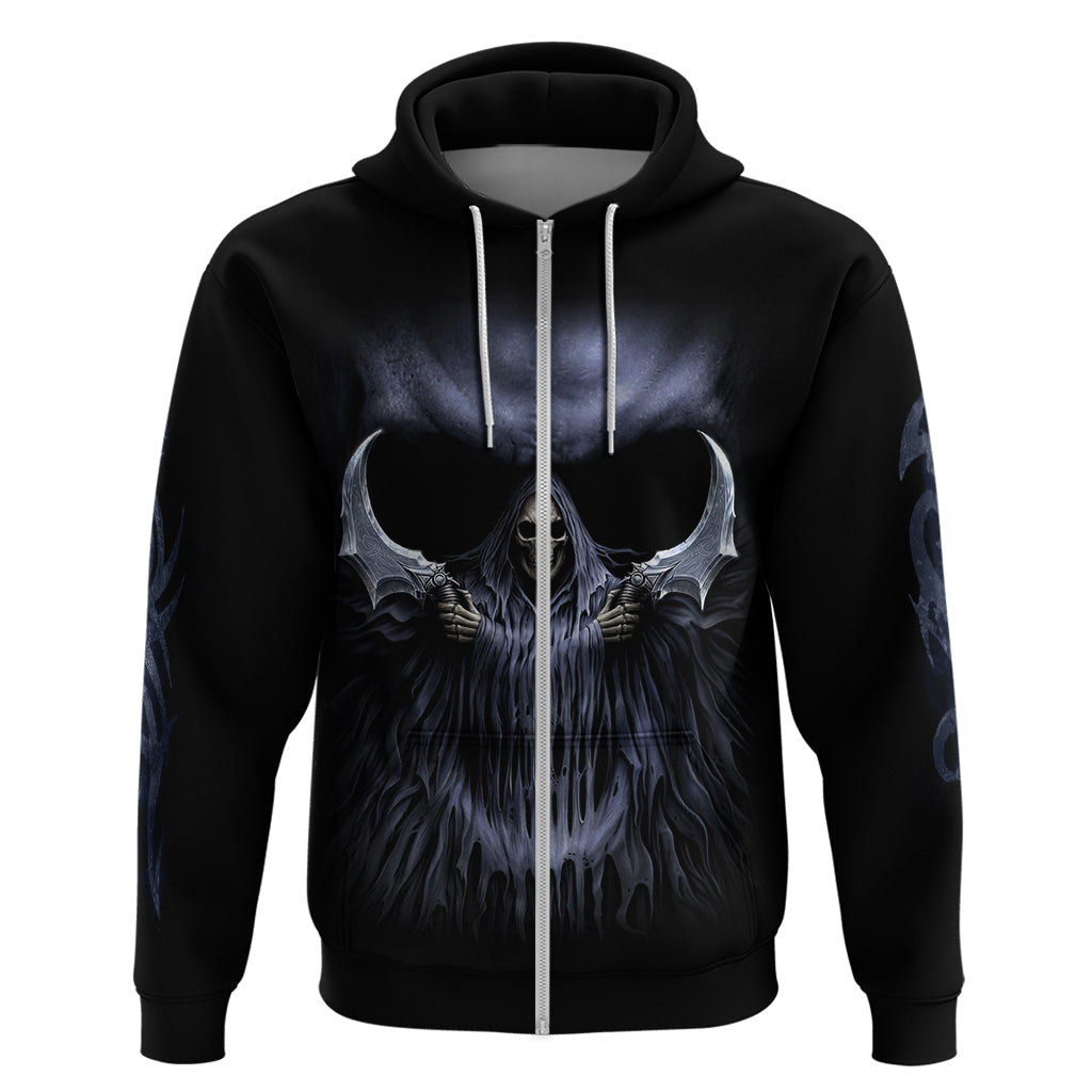 Skull Hoodie Purple Death Reaper DT01