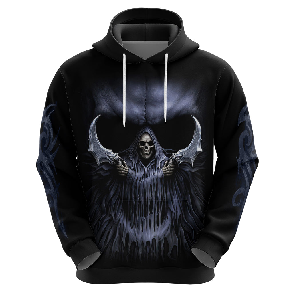 Skull Hoodie Purple Death Reaper DT01