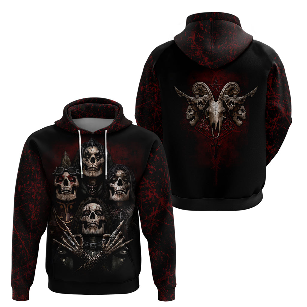 Skull Hoodie Boy Band Queen DT01