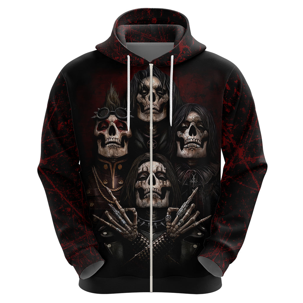 Skull Hoodie Boy Band Queen DT01